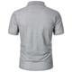 thumbnail image 5 of pstuiky camisetas de manga corta para hombre, Camisa de manga corta con cuello vuelto, versátil, de color liso y estilo informal para hombre camisas casuales para hombre s, 5 of 5