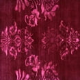 thumbnail image 1 of Ahgly Company Indoor Square Oriental Pink Industrial Area Rugs, 3' Square, 1 of 4