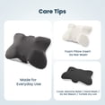 thumbnail image 7 of Sleep Zone Butterfly Memory Foam Neck Pillow, Cervical Pillow with Cooling Cover for Side Sleeper, 7 of 7