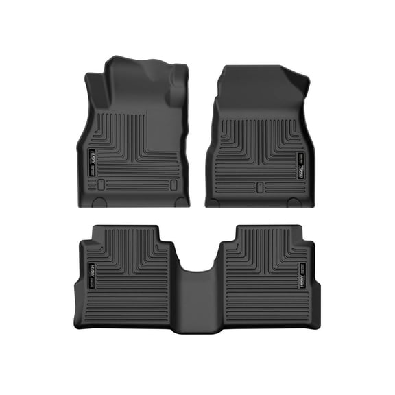 Husky Liners 95271 WeatherBeater Front & Second Seat Floor Liners - 3 Piece Fits 2018-2024 Nissan Kicks
