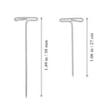 thumbnail image 2 of Phenofice 150Pcs T Pins For Crafting And Modeling Tbar Head Silver, 2 of 8