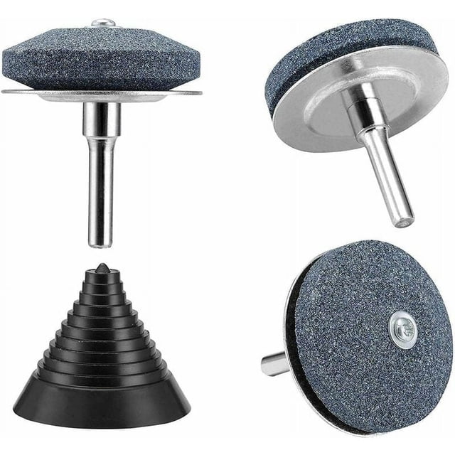 Mantenimiento de precisión para jardines, afilador de cuchillas para cortacésped de corindón de alta calidad, fácil de usar para una rápida recuperación de las cuchillas, equilibrador de cuchillas