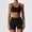Black, variant on PISONIC Womens Workout Sets 2 Pieces Criss Cross Back Sports Bras Matching High Waist Scrunch Butt Lifting Shorts Yoga Outfits