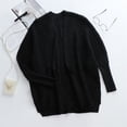 thumbnail image 6 of Fesfesfes Ladies Sweaters Cardigan Long Sleeve Casual Solid Color Outwear Women Coats Long Tops Clothes Sale, 6 of 9