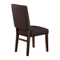 thumbnail image 5 of Pemberly Row Asian Hardwood Dining Room Chair in Walnut (Set of 2), 5 of 7