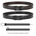 thumbnail image 3 of SENDEFN 2 Pack Ratchet Belt for Men,Mens Leather Belt in Gift Set Box for Dress Casual,Size Adjustable Trim to Fit, 3 of 8