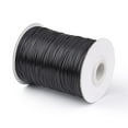 thumbnail image 3 of 1Roll Korean Waxed Polyester Cord Macrame Artisan String Black 1mm about 85yards/roll, 3 of 3