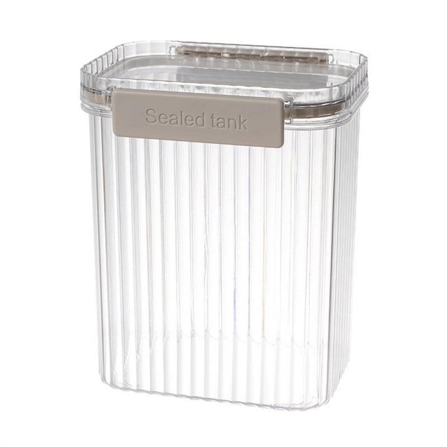 Rbaofujie Glass Storage Containers with Lids Sealed Storage Tank for Cereals Large Storage Box Kitchen Food Storage Dry Fruit Tea Sealed Tank Cereal Containers Storage