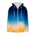 thumbnail image 5 of Lmnyox Fleece Lined Zip Up Hoodies for Women Fashion Casual Print Sweatshirt Jacket Fall Winter Outerwear, 5 of 7