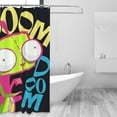 thumbnail image 6 of Colorful Invader Zim Shower Curtain Bathroom Decor Polyester Waterproof Bath Curtains With Hooks 60x72 Inches, 6 of 8