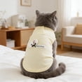 thumbnail image 2 of Anti-Licking Cat Post-Surgery Recovery Suit, Breathable Abdominal Wound Protection Onesie, E-Collar Alternative for Spay Neuter Recovery(Beige,L), 2 of 5