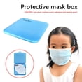 thumbnail image 2 of Caja de almacenamiento de plástico desechable para mascarillas Caja de sello de píldora a prueba de polvo (Azul) Tmvgtek Oficina Multiescena Multifunción, 2 of 7