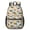 Excavator and Helmet White Pattern, variant on Crane and Mixer White Pattern 17" School Backpacks for Teens,Waterproof Oxford Fabric,S-Shape Padded Straps for School,Travel,Hiking,Camping