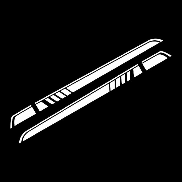 davian Hood Car Sticker Pair Auto Body Decal Waterproof PETG Anti Scratch Easy Application Decorative Vehicle Window Sticker Suitable for Motorhome Truck RV White