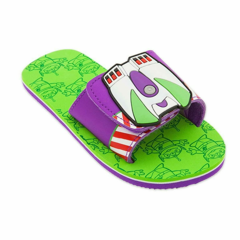 Disney Toy Story Buzz Lightyear Flip Flops Sandal Shoe Boy Size