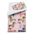 thumbnail image 2 of Colorful Funny Dachshund Duvet Cover and Pillowcase Set for Single Bedding, Bedroom Accessories for Kids Teens, 2 of 5