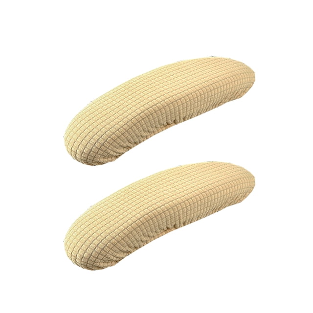 Injueey 2 fundas de silla elegantes y fáciles de instalar para silla de oficina, impermeables y respetuosas con la piel, respetuosas con el Decoración del hogar beige