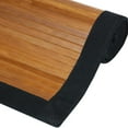 thumbnail image 2 of Oriental Furniture Natural Fiber Oriental Furniture Bamboo Rug- Mahogany color 2 ft. x 3 ft., 2 of 2