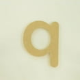 thumbnail image 2 of Package of 1, 8 Inch X 1/2" Thickness MDF Letter q in The Gotham Rounded Font, Thick, Lower Case for Art & Craft Project, Made in USA, 2 of 4