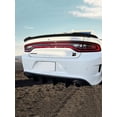 thumbnail image 6 of Ikon Motorsports Rear Bumper Lip Diffuser Fits 15-23 Dodge Charger SRT OE Style Carbon Fiber Print, 6 of 7
