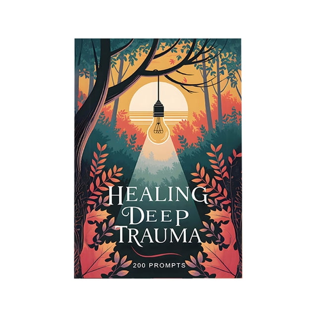 Gkeoshab Notebook notebook for recording Deep Trauma Workbook: 200 Prompt. Trauma Journal | 206 Page Guided Workbook | Canva Template Included Home & Garden