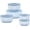 Blue, variant on Pyrex® Simply Store Tinted 4-pc Rectangle Storage Value Pack with Plastic Lids, Green