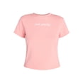 thumbnail image 5 of No Boundaries Sleepwear Graphic Baby Tee, Women's size XS - XXL, 5 of 5