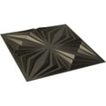 thumbnail image 6 of Ekena Millwork 19 5/8"W x 19 5/8"H Asher EnduraWall Decorative 3D Wall Panel, Universal Aged Metallic Weathered Steel (12-Pack for 32.04 Sq. Ft.), 6 of 6