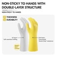 thumbnail image 3 of Vgo... Reusable Household Gloves Infused with Aromas,Lined Dishwashing Gloves,Cleaning Gloves,Long Sleeves (TP1117, 7/S,Yellow), 3 of 7