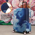 thumbnail image 4 of Blue Marble Flow Pattern Luggage Cover Fashion Suitcase Cover Baggage Covers Fit 25-28 Inch Luggage (Go Travel), 4 of 5