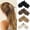 black, variant on 4-Piece Flower Hair Clips - Large Matte Claw Clips for Women & Girls | Non-Slip Strong Hold for Thick/Thin Hair | Beach & All Season Hair Accessories