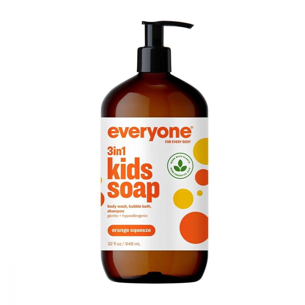 Everyone Kids Soap Tropical Coconut Twist 32 fl oz Pack of 4