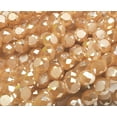 thumbnail image 3 of 5x6mm Goldenrod Glass Faceted Coin Beads Genuine Gemstone Natural Jewelry Making, 3 of 4