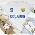 thumbnail image 5 of Ecuador Soccer Jersey Number Nine Ecuadorian Flag Futebol Men Women Tshirt Graphic Print U, 5 of 6