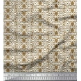 thumbnail image 1 of Soimoi Rayon Fabric Leaves & Floral Artistic Decor Fabric Printed Yard 42 Inch Wide, 1 of 1