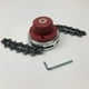 thumbnail image 3 of Universal Grass Trimmer Garden Sieto Cabeza Máquina Hardware Césped Cadena Cabeza Cabeza de Jardinería Equipo de jardinería Triming Tool Accesorios Rojo seitruly TO001198-02, 3 of 7