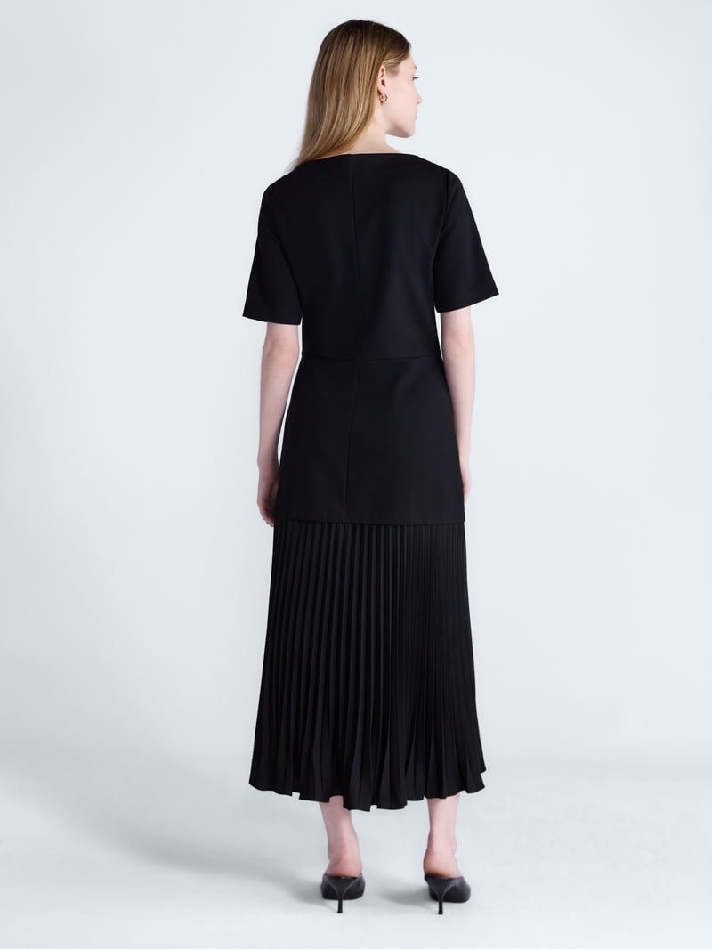 black maxi dress walmart Scoop Womens and Womens Plus Mixed Media Cotton Dress, Sizes Xs-4x, Women's, Size: Large, Sweetheart neckline Alchemy August 2026 Luxe Silver Diamond Rhinestone Color:Rose Gold*