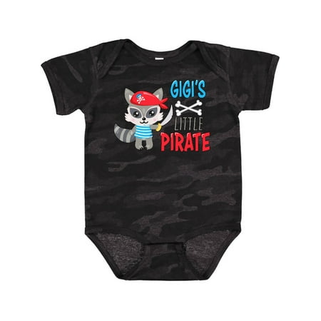 

Inktastic Gigi s Little Pirate Cute Raccoon with Sword Gift Baby Boy or Baby Girl Bodysuit