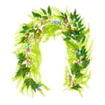 thumbnail image 3 of 6.23 pies Garland Garland Hanging Ornament Props Props Decoración del hogar Garland de primavera artificial para la casa de jardín de inauguración del Estilo A, 3 of 8