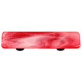 thumbnail image 1 of Hot Knobs HK2052-PB Tiroir d'Armoire en Verre Rectangle Rouge de Tourbillon Blanc - Noir, 1 of 1