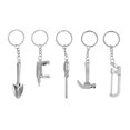 thumbnail image 4 of SILENRADAWN 5Pcs Mechanic Key Ring Tool Design Daily Use Simulation for Bags, 4 of 8