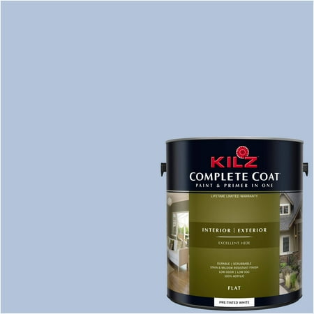 Complete Rail - KILZ COMPLETE COAT Interior/Exterior Paint & Primer in One #RC190-01 Rain Reflection