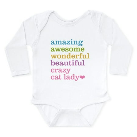 

CafePress - Crazy Cat Lady Body Suit - Long Sleeve Infant Bodysuit