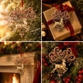 thumbnail image 6 of Clearance 2D Reindeer Christmas Tree Decorations, Vintage Christmas Ornaments, Handmade Xmax Tree Hanging Decorations for Home, 6 of 6