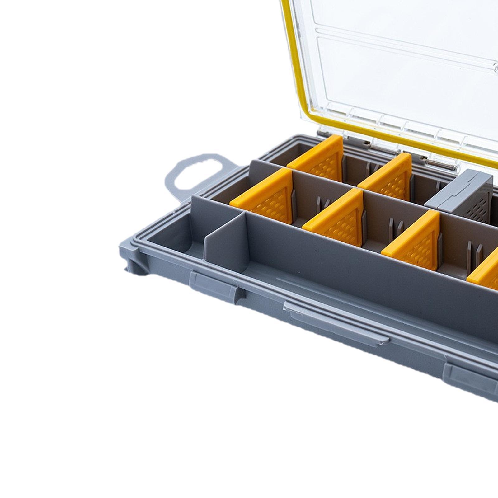 simhoa Fishing Tackle Box Fishing Lure Organizer Waterproof Large Capacity, Box Organizer with Dividers, Storage Practical Lure Case