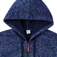 thumbnail image 5 of Zpanxa Men's Athletic Cardigan Hoodie Full Zip Sports Sweatshirt Moisture Wicking Fabric Loose Fit Solid Color Training Hooded Jacket for Gym, 5 of 7
