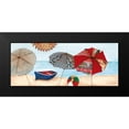 thumbnail image 2 of Tava Studios 14x8 Black Modern Framed Museum Art Print Titled - South of France I, 2 of 5