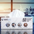 thumbnail image 5 of Arkwright Smart Rags (Box of 50) - Reusable Microfiber Cleaning Cloths for Home, Auto Shops, 16 x 16 in, White, 5 of 5