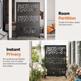 thumbnail image 4 of Modern Shade 4x6 FT Artistic Metal Privacy Screen - Space Division, 4 of 7