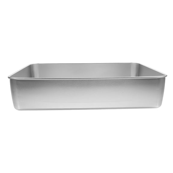 CIMAXIC Stainless Steel Rectangle Cake Baking Pan for Home Kitchen Use, Non-Stick Bakeware, 1 Piece